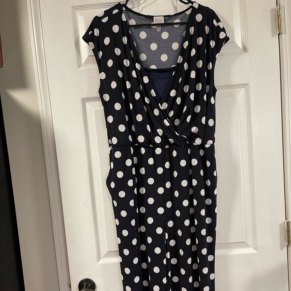 Polka dot jumpsuit